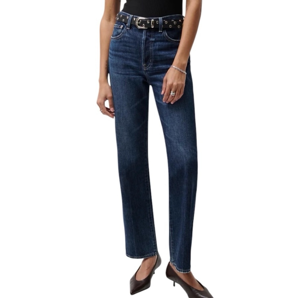 Pistola Women’s Straight leg Jeans Stretch denim Size 31 Dark wash High rise - Picture 10 of 10